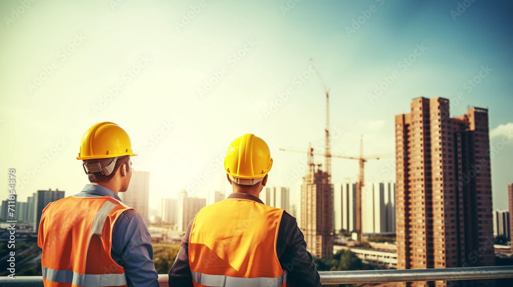 World Day For Safety And Health At Work on a Blurred Background.