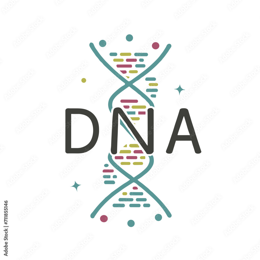 Fototapeta premium DNA Logo Image