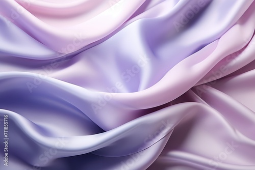 Gradient purple silk fabric