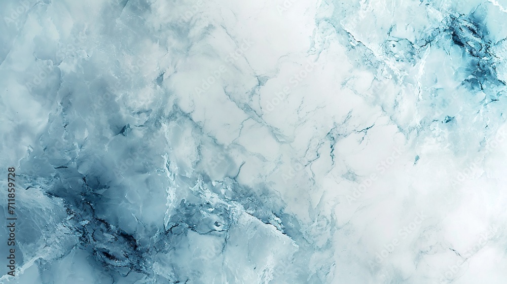 Delicate abstract marble background with sublime elegance in soft blue tones color palette. Marble surface with serene intricate veins in blue tone.