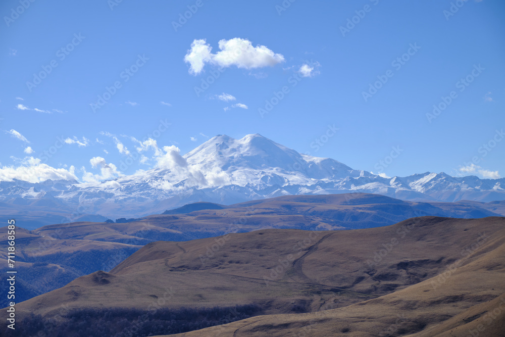 View of Elbrus, Djily-Su tract View of Elbrus, Djily-Su tract