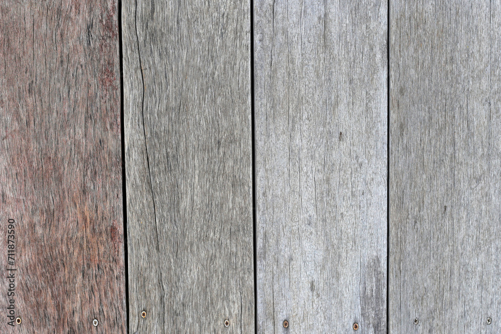 Fototapeta premium Wooden wall texture for background.