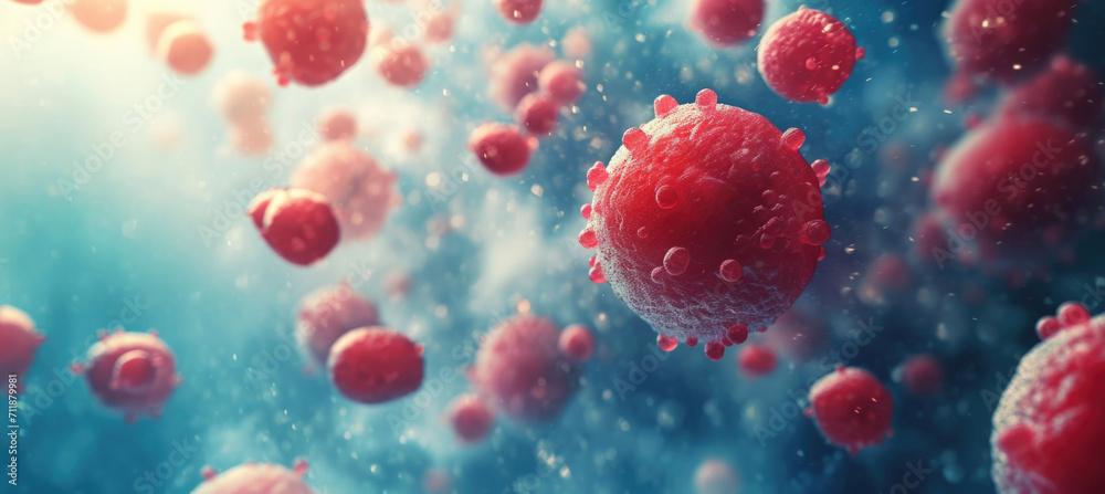 macro shot of red blood cells, erythrocytes, leukocytes, platelets macro shot of red blood cells, erythrocytes, leukocytes, platelets