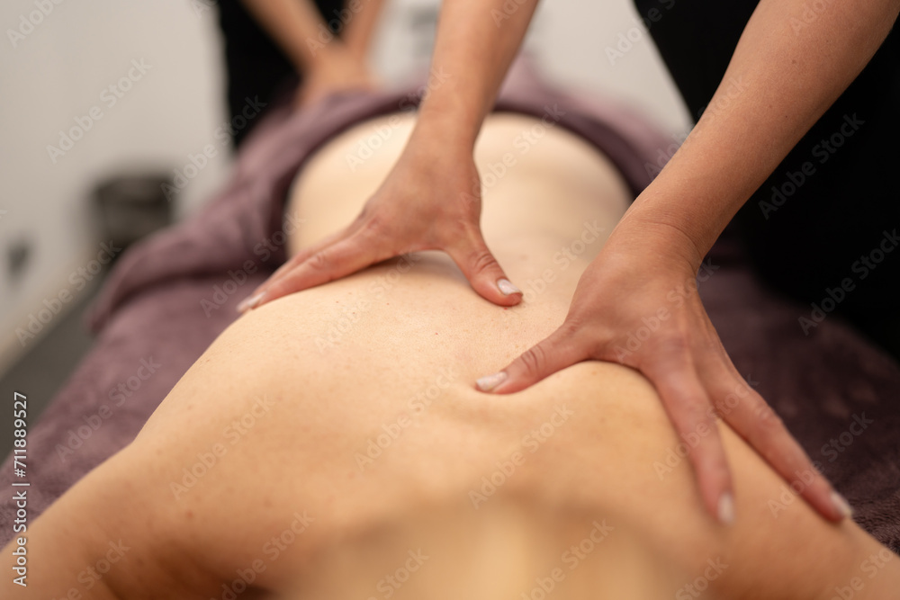 Concentrated Back Massage by Professional Masseuse