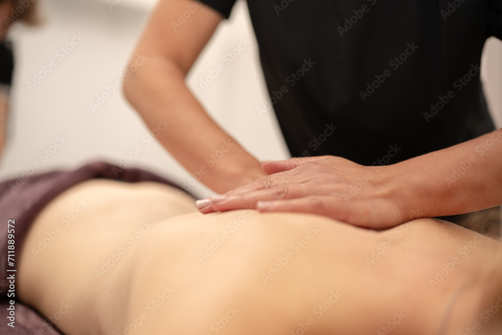 Concentrated Back Massage by Professional Masseuse