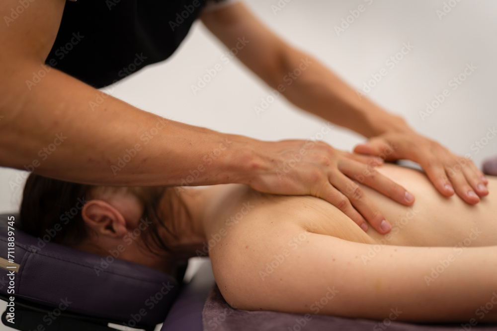 Concentrated Back Massage by Professional Masseuse