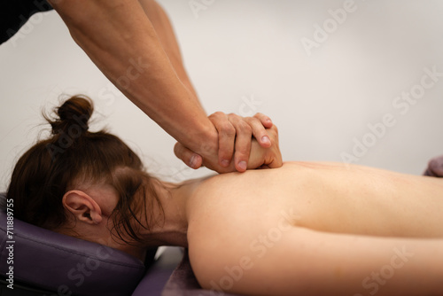 Concentrated Back Massage by Professional Masseuse