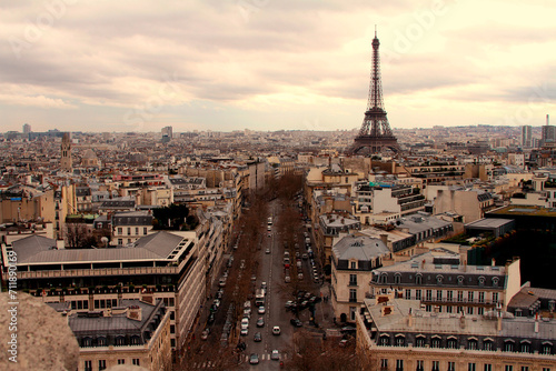 Torre Eiffel vista panorámica