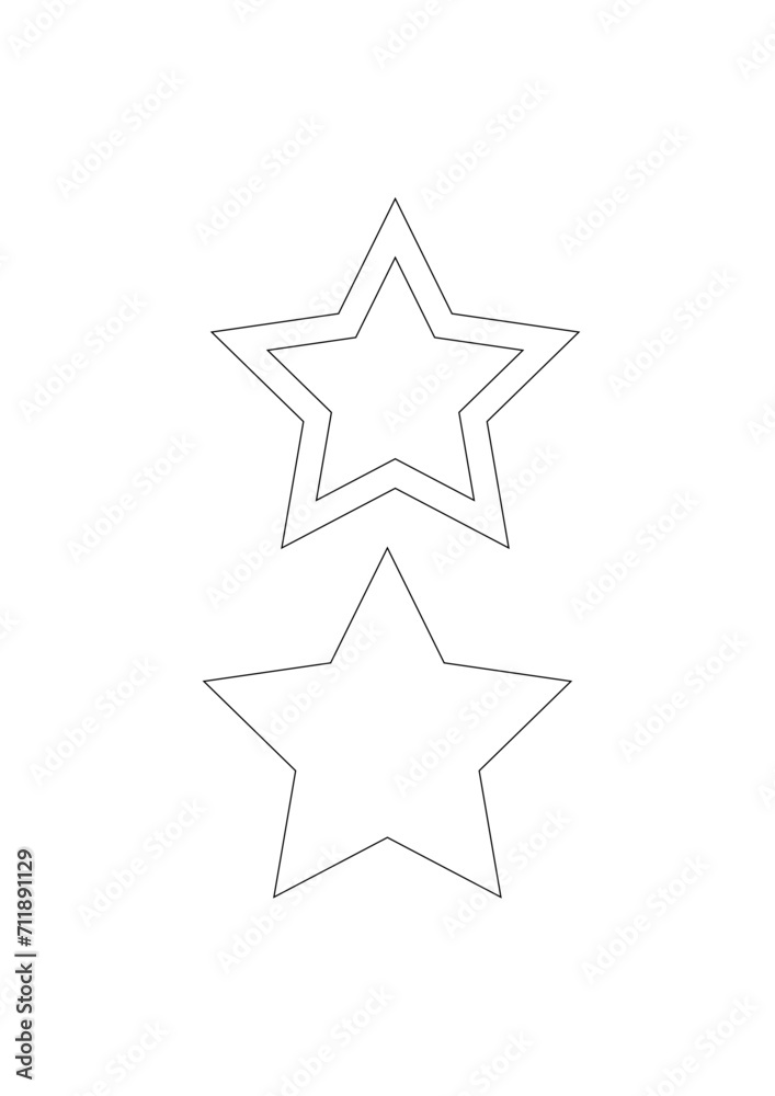 VECTORES ESTRELLAS  SILUETAS GRAFICOS