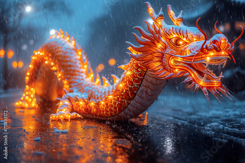 Lunar New Year - Chinese New Year, tradition, family, Dragon © Budairomi