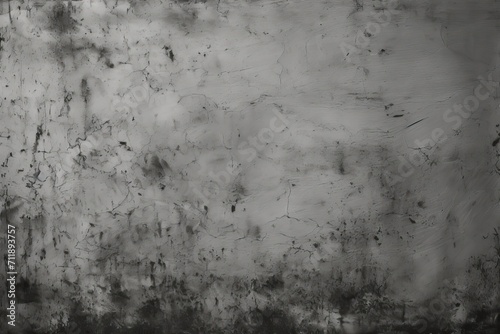 the black textured surface of a grungy background