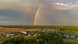 Rainbow over the Polish province.