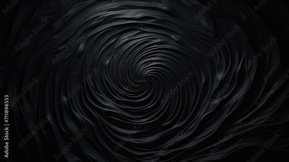 Dark whirlpools abstract backgrounds, where silhouettes smoothly turn into dark vortices