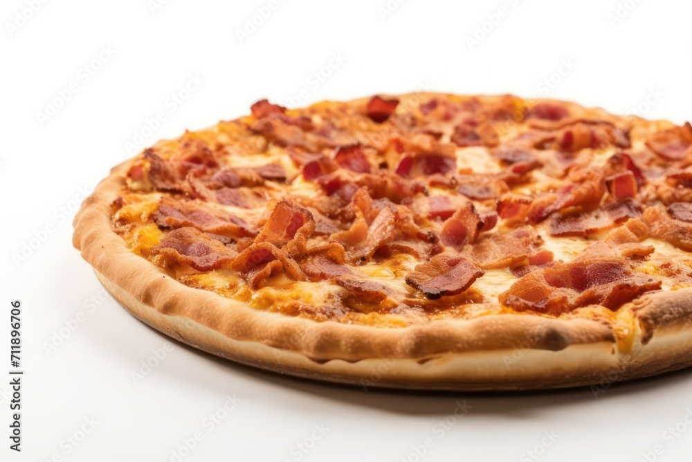 pizza isolated on white