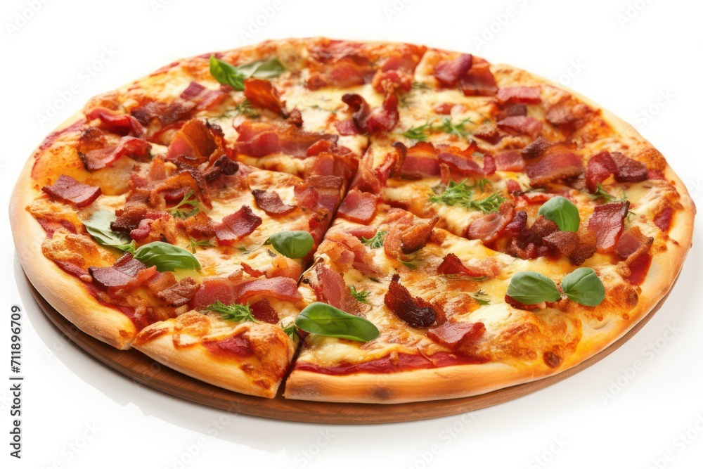 pizza isolated on white pizza isolated on white