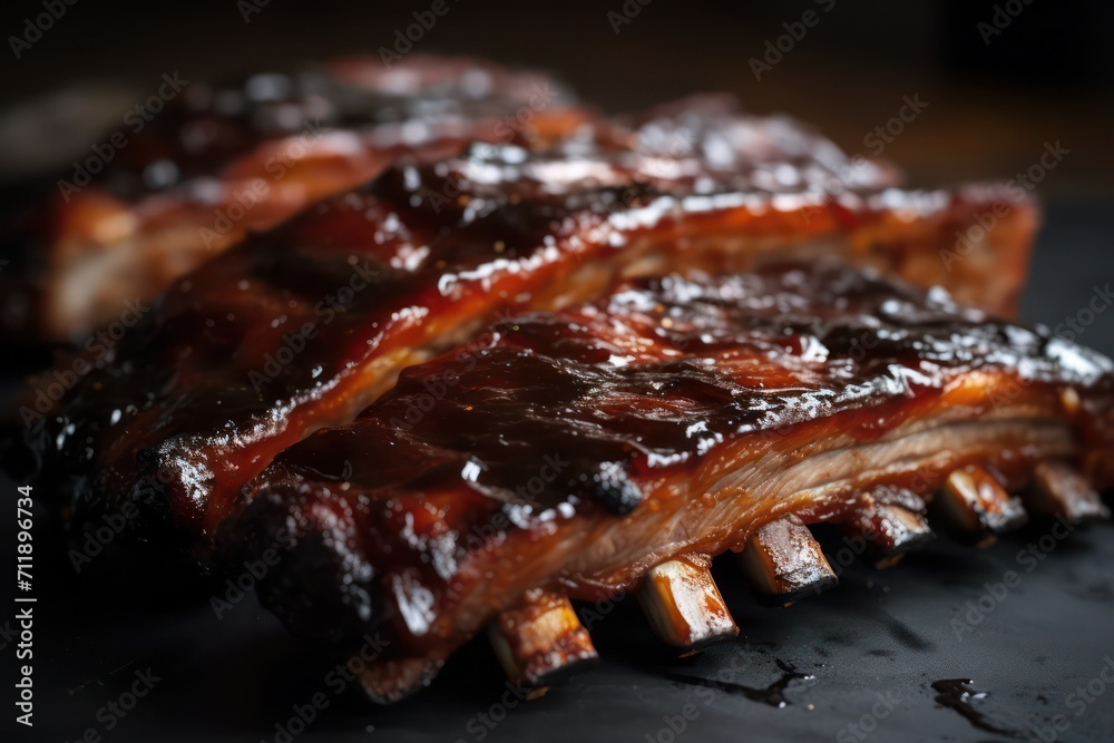 grilled pork ribs with sauce, grilled pork ribs on a grill bbq, berbecue grilled pork ribs with sauce, grilled pork ribs on a grill bbq, berbecue
