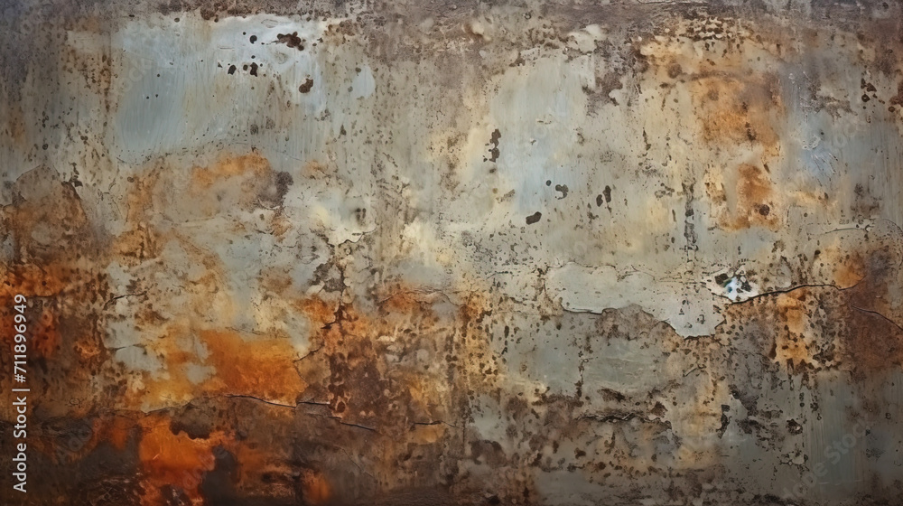 Grunge Texture with shabby spots and the structure of the metal surface Grunge Texture with shabby spots and the structure of the metal surface