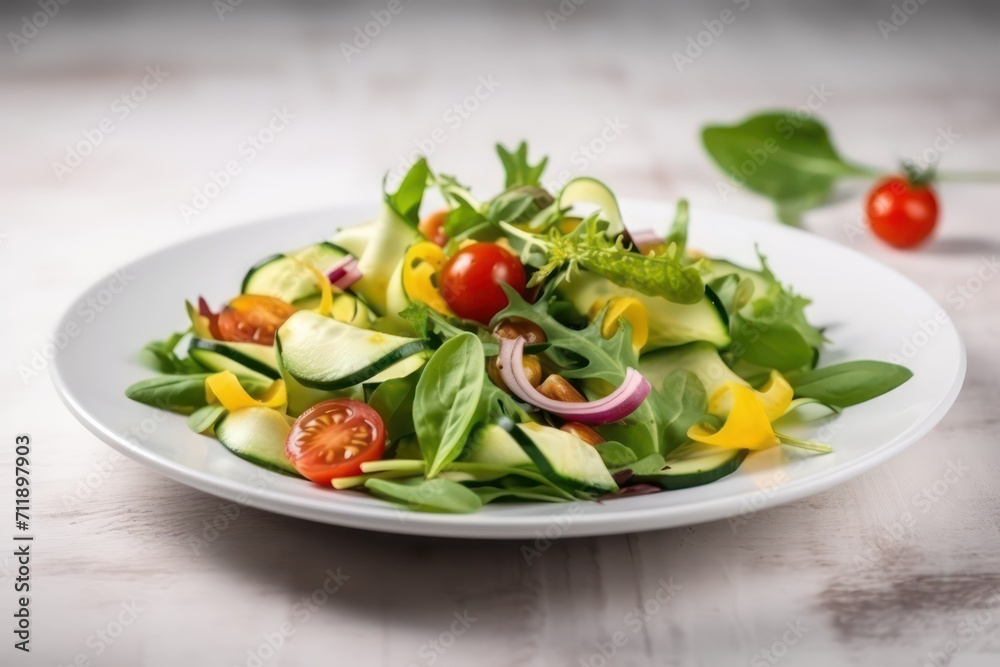 vegetable salad with cheese and olives vegetable salad with cheese and olives