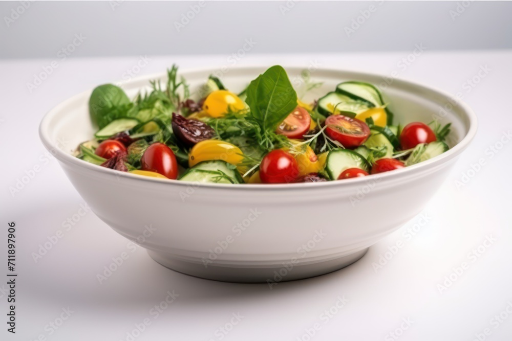 fresh vegetable salad in a bowl fresh vegetable salad in a bowl