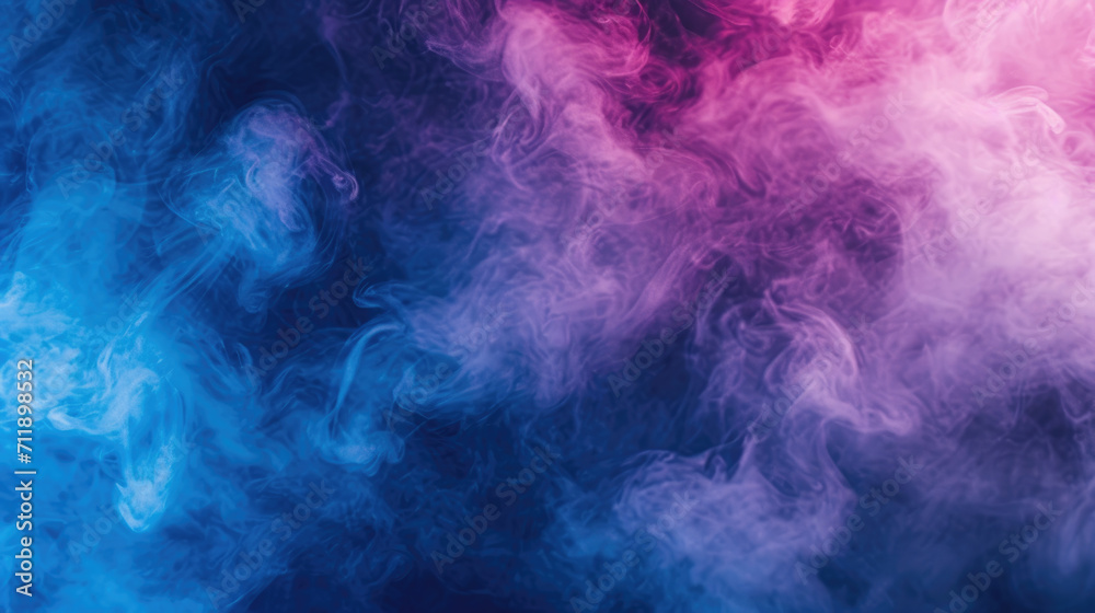 Abstract Blue and Pink Neon Smoke Clouds Abstract Blue and Pink Neon Smoke Clouds