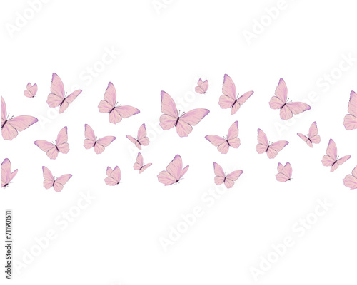 flock of buterfly