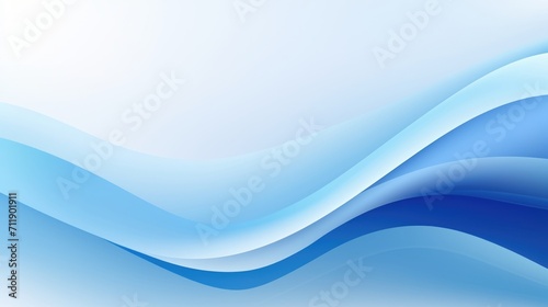 Minimal Blue Abstract Modern Background Design AI Generated