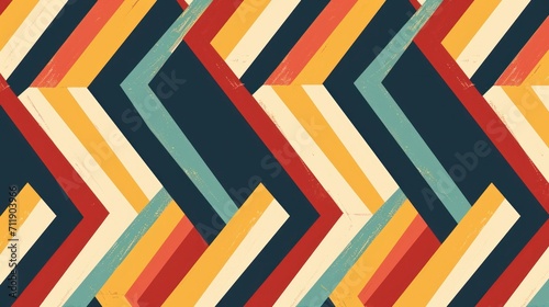 Line background stripe chevron square zigzag pattern seamless abstract vector design photo