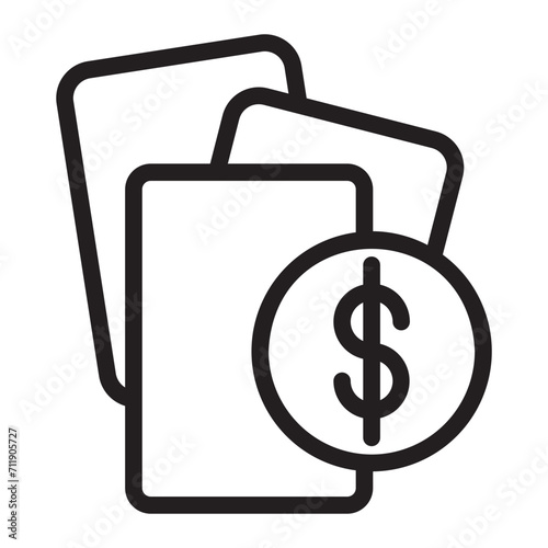 financial line icon