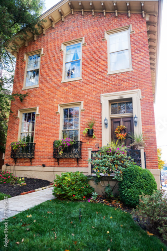 Wallpaper Mural brick architecture of the historic town of Cumberland in Maryland. Torontodigital.ca
