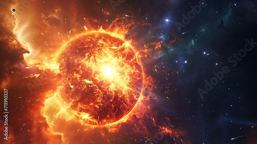  the sun in space