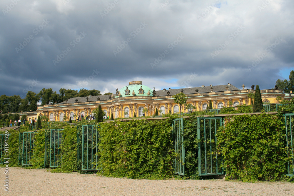 Fototapeta premium Sanssouci from terraced gardens