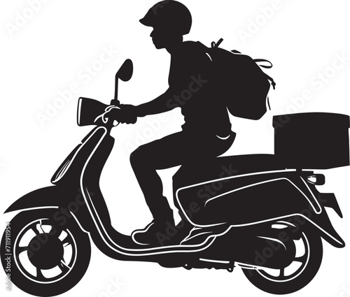 Speedway Savories Sprint Vector Design for Scooter Food Express 