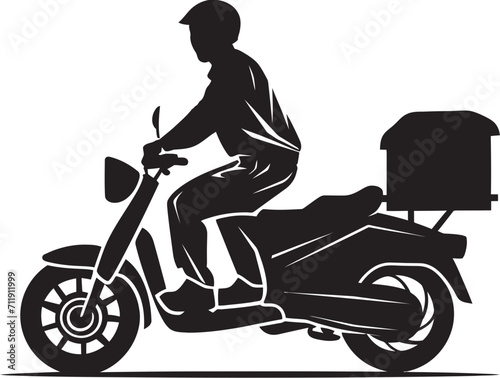 Express Eateries Express Scooter Icon for Quick Food Drop offs 