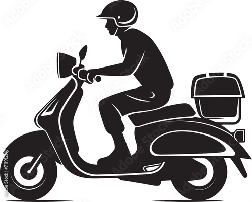 Speedway Savories Sprint Vector Design for Scooter Food Express 