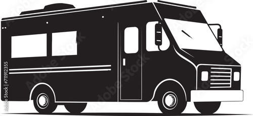 Street Savory Explorer Vector Logo for Mobile Culinary Discoveries 