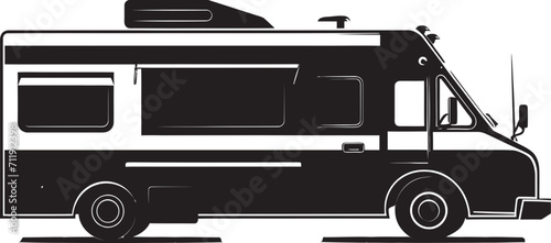 Street Savor Fiesta Food Truck Icon in Vector Fiesta 