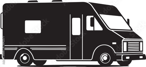 Taste Trailblazer Food Truck Icon in Vector Expedition 