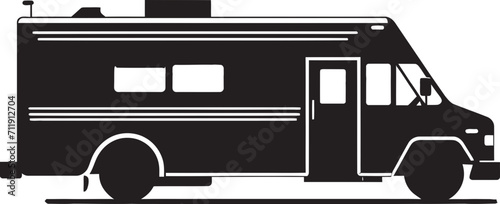 Tasty Trailblazers Vector Icon for Mobile Eateries 