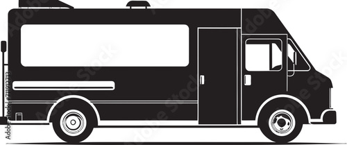 Rolling Flavor Rendezvous Vector Icon for Mobile Culinary Adventures 