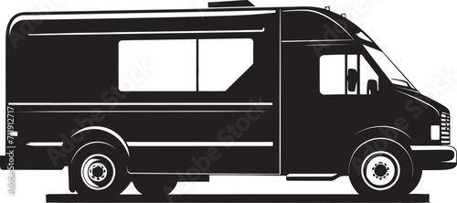 Street Savory Explorer Food Truck Vector Logo 