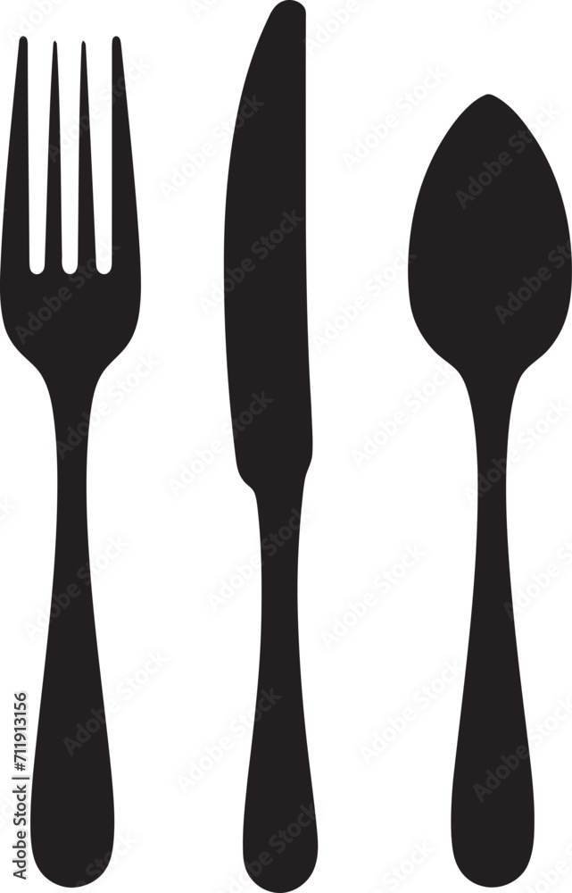 Gourmet Cutlery Insignia Stylish Vector Logo for Dining Excellence Gourmet Cutlery Insignia Stylish Vector Logo for Dining Excellence