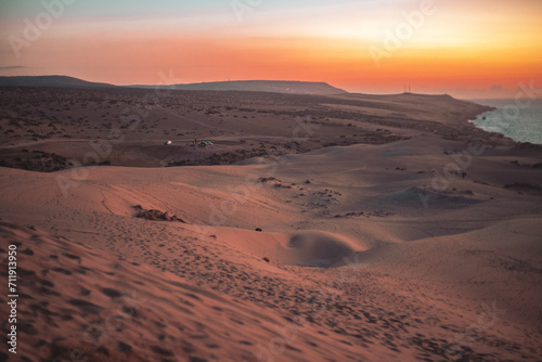 Sunset in the Timlalin Dunes