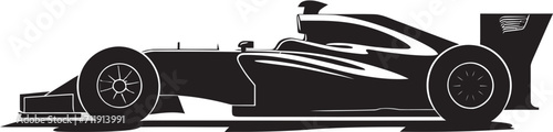 Velocity Vortex Emblem Vector Design for Formula 1 Racing Speed 