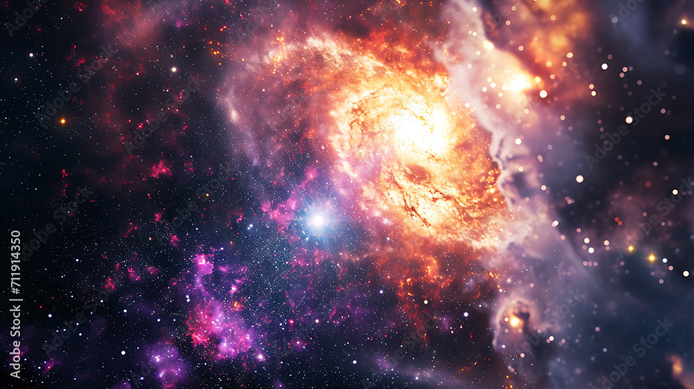Obraz premium Artificially generated the Big Bang