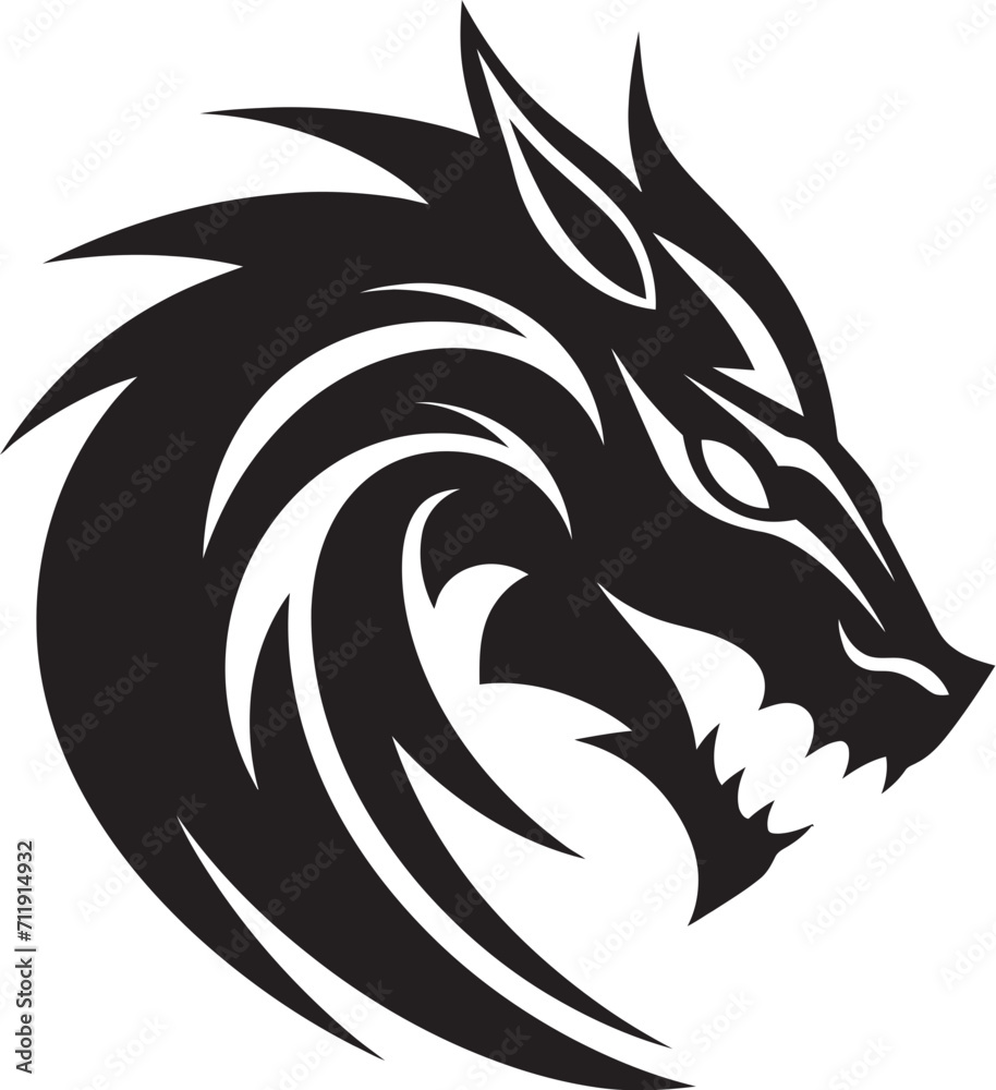 Celestial Guardian Badge Vector Design for Kuei Dragon Protection Celestial Guardian Badge Vector Design for Kuei Dragon Protection