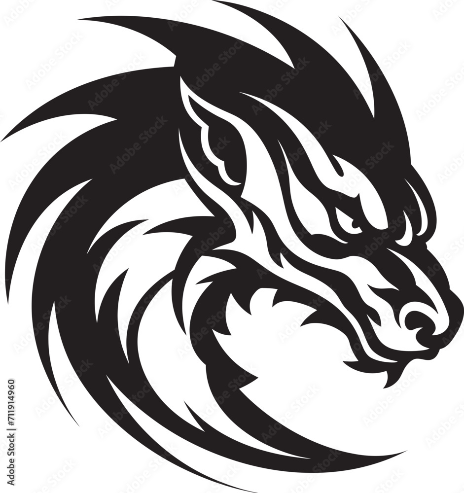 Azure Scales Insignia Vector Design for Kuei Dragon Majesty Azure Scales Insignia Vector Design for Kuei Dragon Majesty
