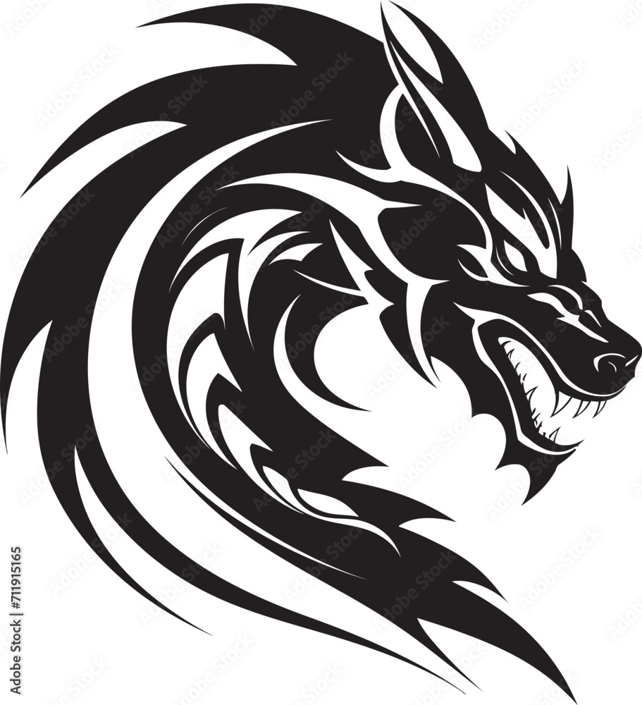 Mystical Majesty Badge Vector Design for Kuei Dragon Enchantment Mystical Majesty Badge Vector Design for Kuei Dragon Enchantment