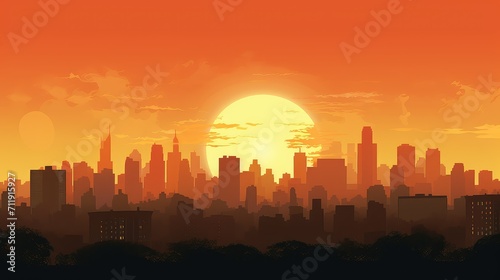 rays sun shapes background illustration summer warm, light sky, orange heat rays sun shapes background