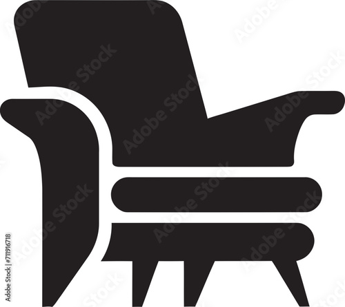Zenith Comfort Insignia Vector Design for Stylish Modern Relaxing Chair 