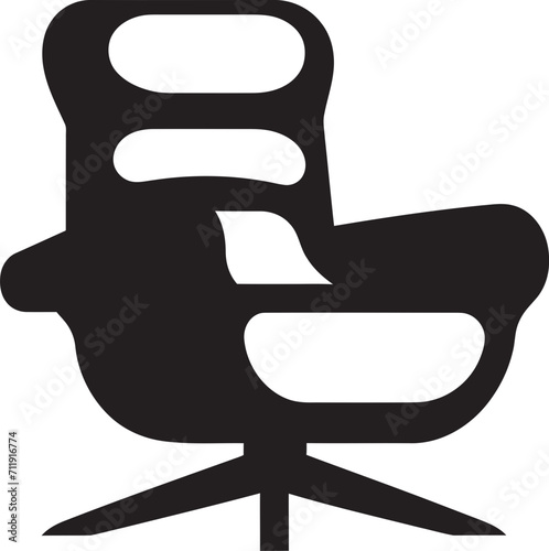 Zenith Comfort Insignia Modern Lounge Chair Vector Icon for Stylish Spaces 